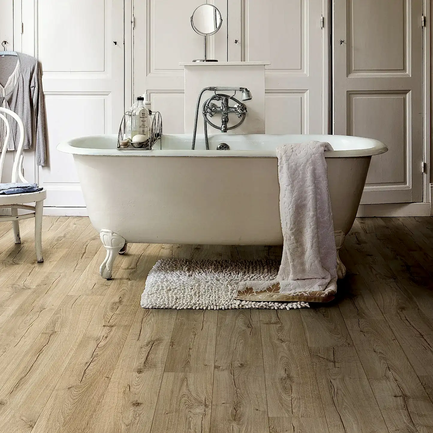 Bathroom flooring